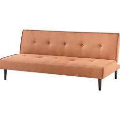 Beliani VISBY - Slaapbank 3-zits - Goudbruin - Polyester