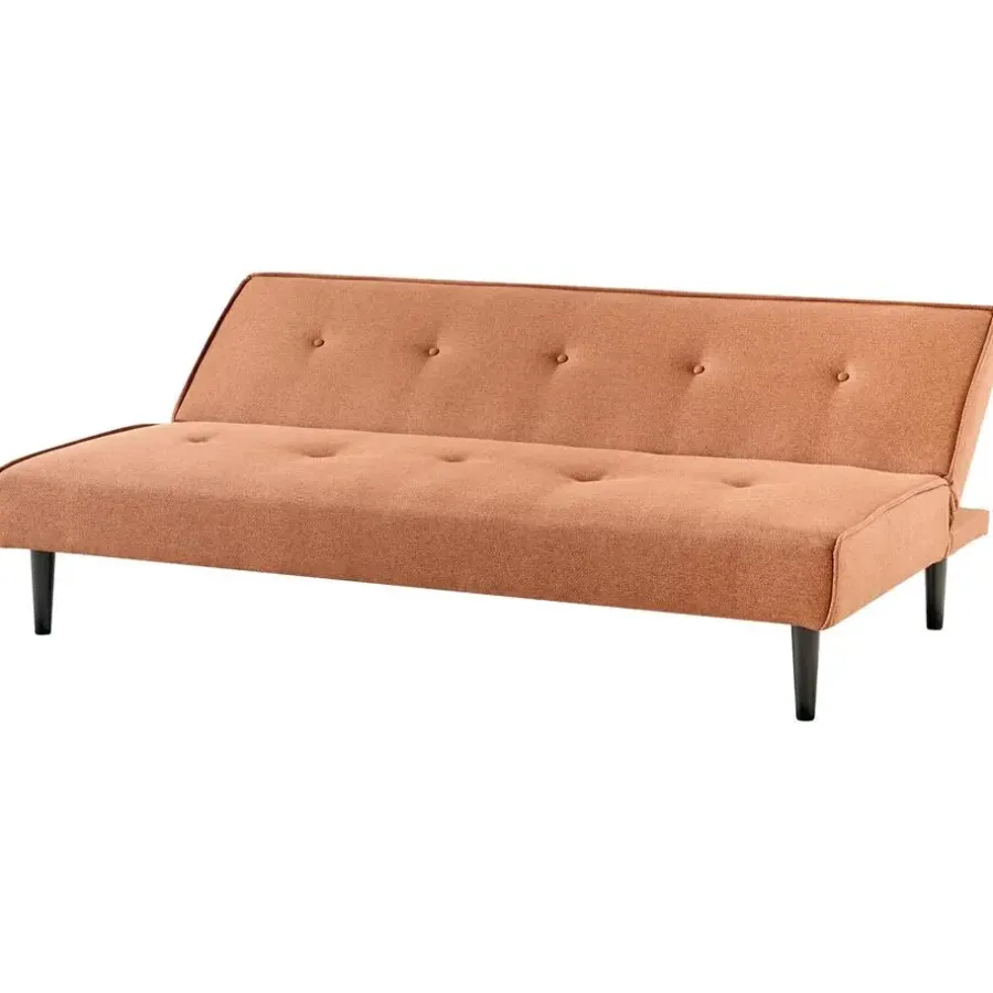 Beliani VISBY - Slaapbank 3-zits - Goudbruin - Polyester