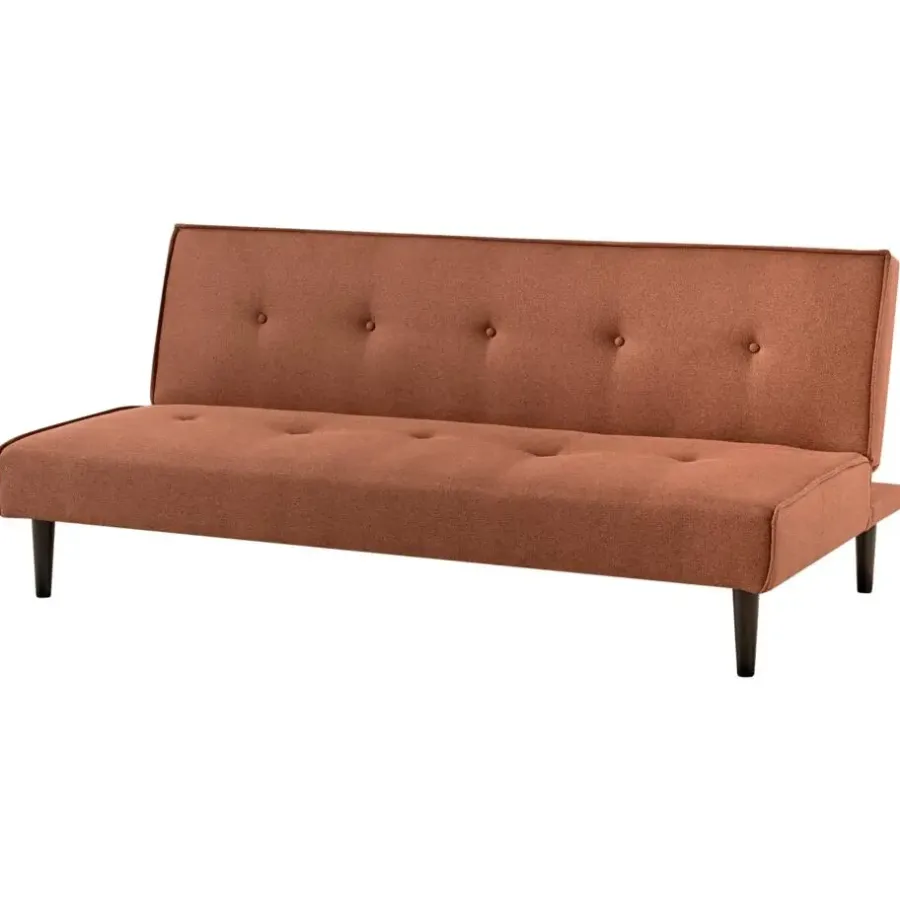 Beliani VISBY - Slaapbank 3-zits - Goudbruin - Polyester