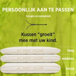 Hoofdkussens-Vitapur Peuter Hoofdkussen - Kinder hoofdkussen 40x60 cm
