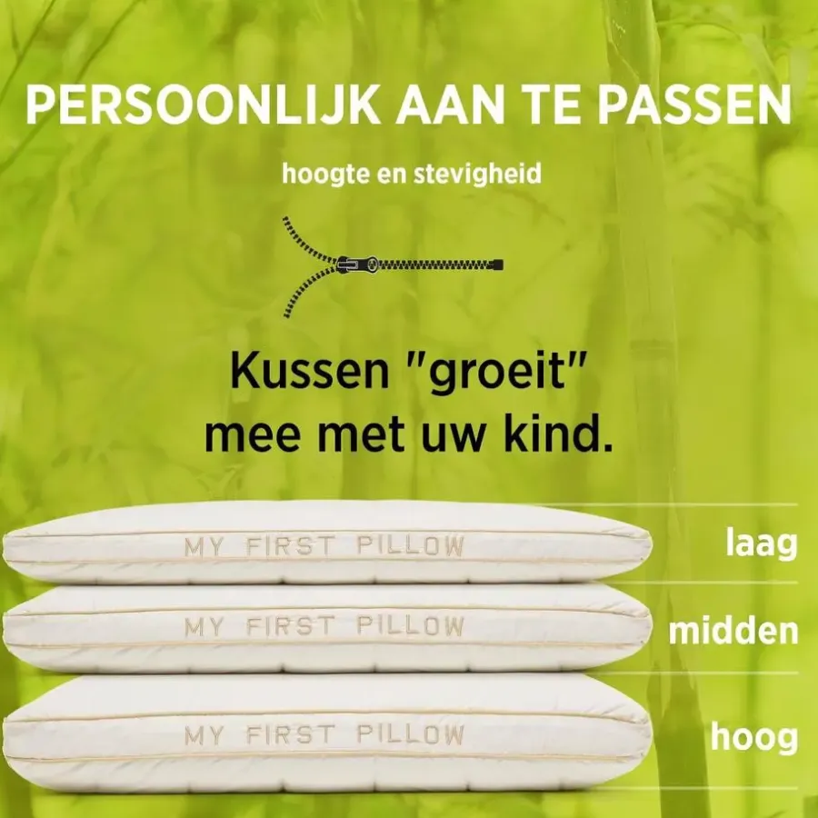 Hoofdkussens-Vitapur Peuter Hoofdkussen - Kinder hoofdkussen 40x60 cm
