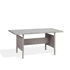 Beliani VITERBO - Loungeset voor 8 - Grijs - PE rotan