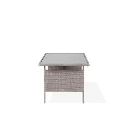 Beliani VITERBO - Loungeset voor 8 - Grijs - PE rotan