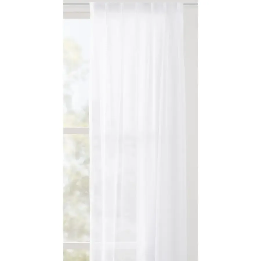 Leen Bakker Vitrage Suus - wit - 295 cm