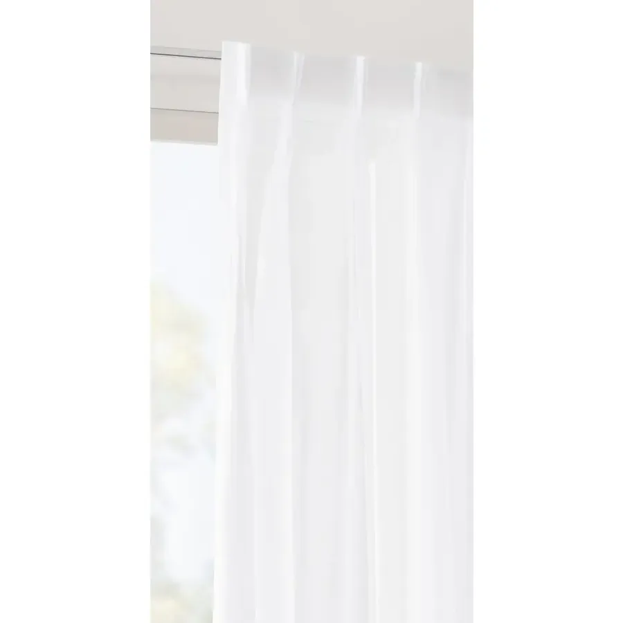 Leen Bakker Vitrage Suus - wit - 295 cm