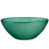 Kommen-Vivalto schaaltjes/kommetjes - Murano - glas - groen - D15 cm