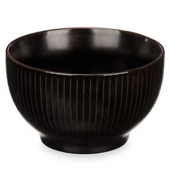 Vivalto schaaltjes/kommetjes - porselein - zwart - D14 cm