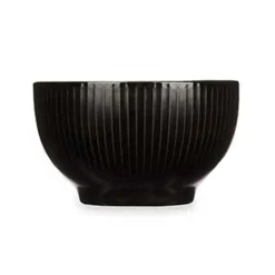 Vivalto schaaltjes/kommetjes - porselein - zwart - D14 cm