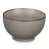 Vivalto schaaltjes/kommetjes - porselein - grijs - D14 cm
