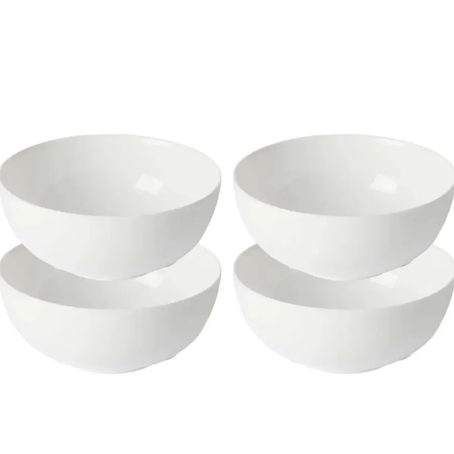 Vivalto schaaltjes/kommetjes - keramiek - ivoor wit - D15 cm