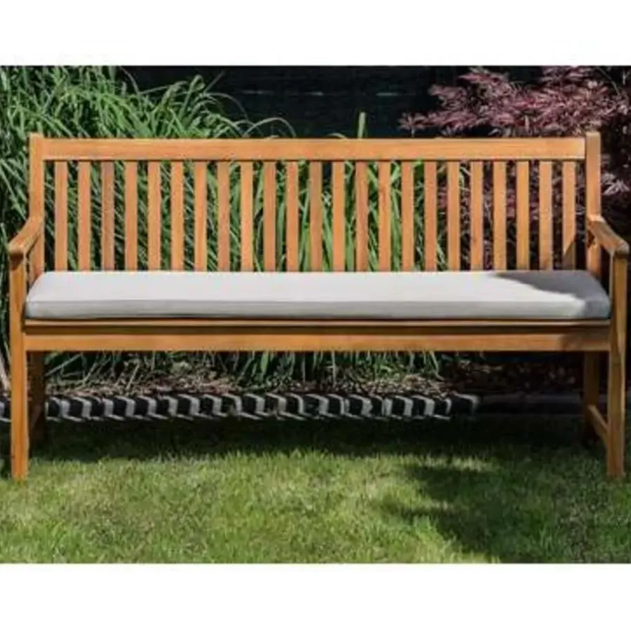 Beliani VIVARA L - Tuinbank - Lichte houtkleur/Beige - FSC® acaciahout