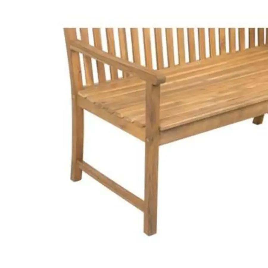 Beliani VIVARA L - Tuinbank - Lichte houtkleur/Beige - FSC® acaciahout