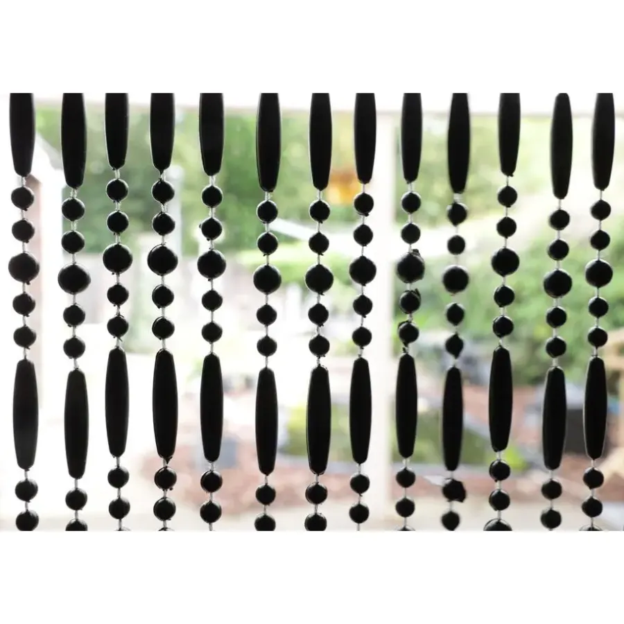 Raam En Deurhorren|Vliegengordijnen En Deurgordijnen-IVOL Vliegengordijn / Deurgordijn - Robin - 90x220 cm - Zwart