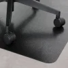 Vloerbescherming-Floortex Vloerbeschermer PVC - Zwart - Harde vloer - 90x120cm