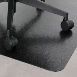 Floortex Vloerbeschermer PVC - Zwart - Harde vloer - 120x150cm