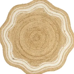 Leen Bakker Vloerkleed Alandi - beige - Ø100 cm