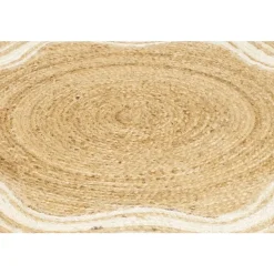 Leen Bakker Vloerkleed Alandi - beige - Ø100 cm