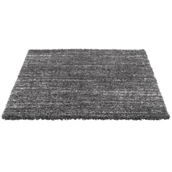 Vloerkleden|Hoogpolige Vloerkleden-Leen Bakker Vloerkleed Bahamas - donkergrijs - 160x230 cm