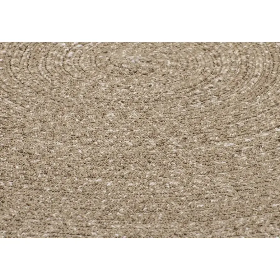 Ronde Vloerkleden-Leen Bakker Vloerkleed Fairford - naturel - Ø100 cm