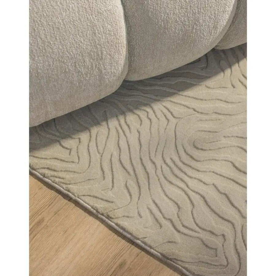 Vloerkleden|Laagpolige Vloerkleden-Leen Bakker Vloerkleed Isa - zand - 120x180 cm