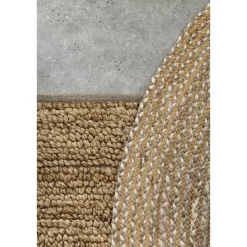 Leen Bakker Vloerkleed Madras - naturel - Ø180 cm