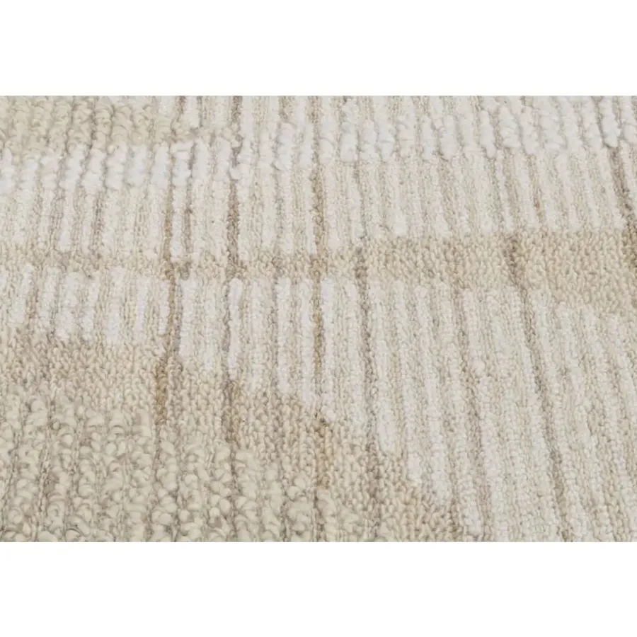 Vloerkleden|Laagpolige Vloerkleden-Leen Bakker Vloerkleed Mito - zand - 190x280 cm