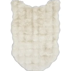 Hoogpolige Vloerkleden-Leen Bakker Vloerkleed Polar - crème - 60x90 cm
