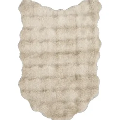 Hoogpolige Vloerkleden-Leen Bakker Vloerkleed Polar - taupe - 60x90 cm