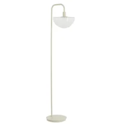 Staande Lampen-Light & Living Vloerlamp Baylie - Mat crème - 43x30x165cm