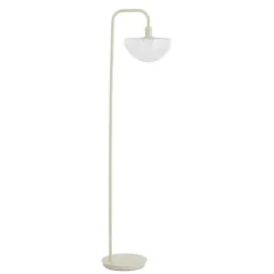 Staande Lampen-Light & Living Vloerlamp Baylie - Mat crème - 43x30x165cm
