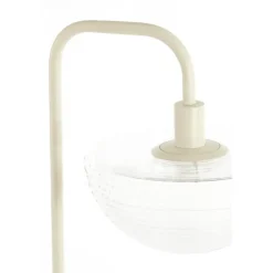 Staande Lampen-Light & Living Vloerlamp Baylie - Mat crème - 43x30x165cm