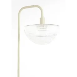 Staande Lampen-Light & Living Vloerlamp Baylie - Mat crème - 43x30x165cm