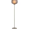 Leen Bakker Vloerlamp Ella taupe E27 - 150x30x30 cm
