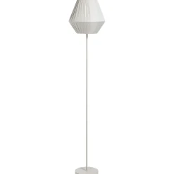 Staande Lampen-Leen Bakker Vloerlamp Feline grijs E27 - 151x30x30 cm
