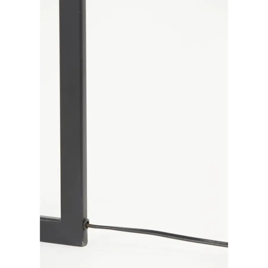 Light & Living Vloerlamp Mace - Zwart - 30x30x140cm