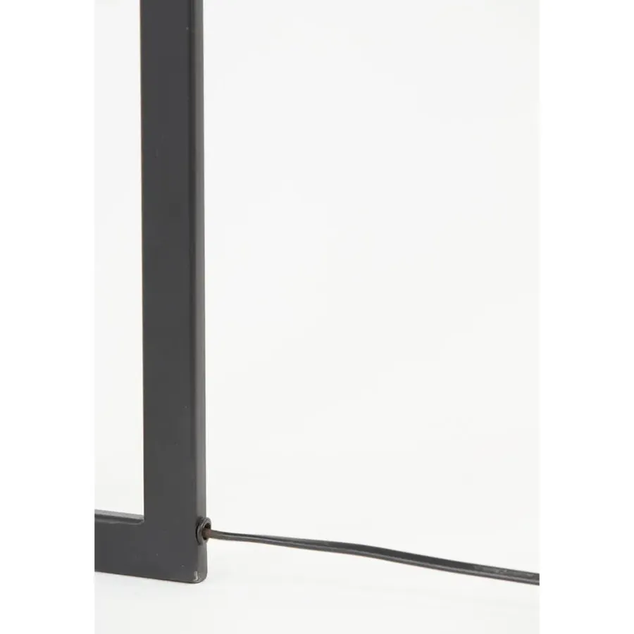 Light & Living Vloerlamp Mace - Zwart - 30x30x140cm