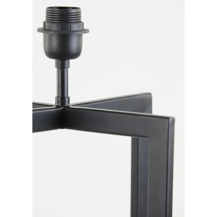 Light & Living Vloerlamp Mace - Zwart - 30x30x140cm