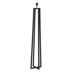 Light & Living Vloerlamp Miley - Zwart - 25x130cm