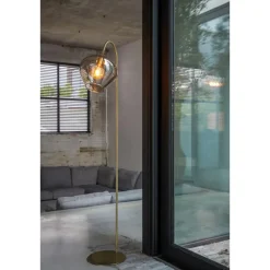 Staande Lampen-Light & Living Vloerlamp Rakel - Antiek Brons - 45x28x160cm