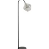 Staande Lampen-Light & Living Vloerlamp Rakel - Zwart - 45x28x160cm