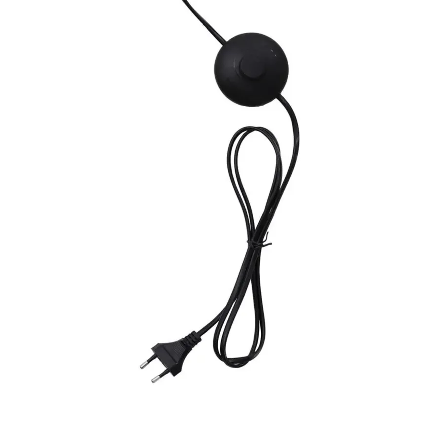 Staande Lampen-Light & Living Vloerlamp Rakel - Zwart - 45x28x160cm