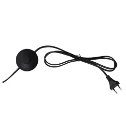 Staande Lampen-Light & Living Vloerlamp Rakel - Zwart - 45x28x160cm