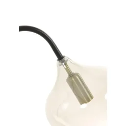 Staande Lampen-Light & Living Vloerlamp Rakel - Zwart - 45x28x160cm