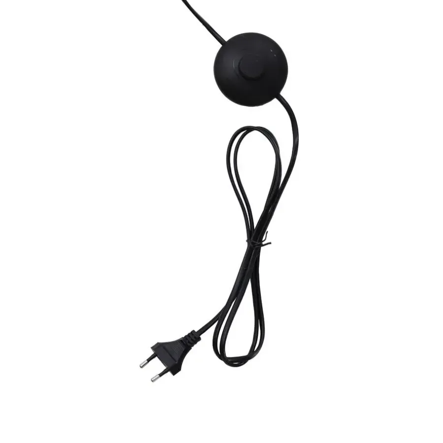 Staande Lampen-Light & Living Vloerlamp Rakel - Zwart - 45x28x160cm