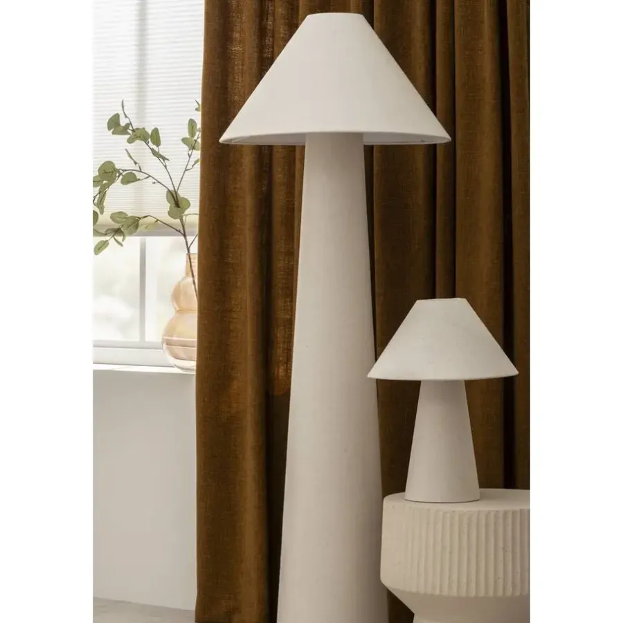 Leen Bakker Vloerlamp Skye - beige - Ø50x140 cm