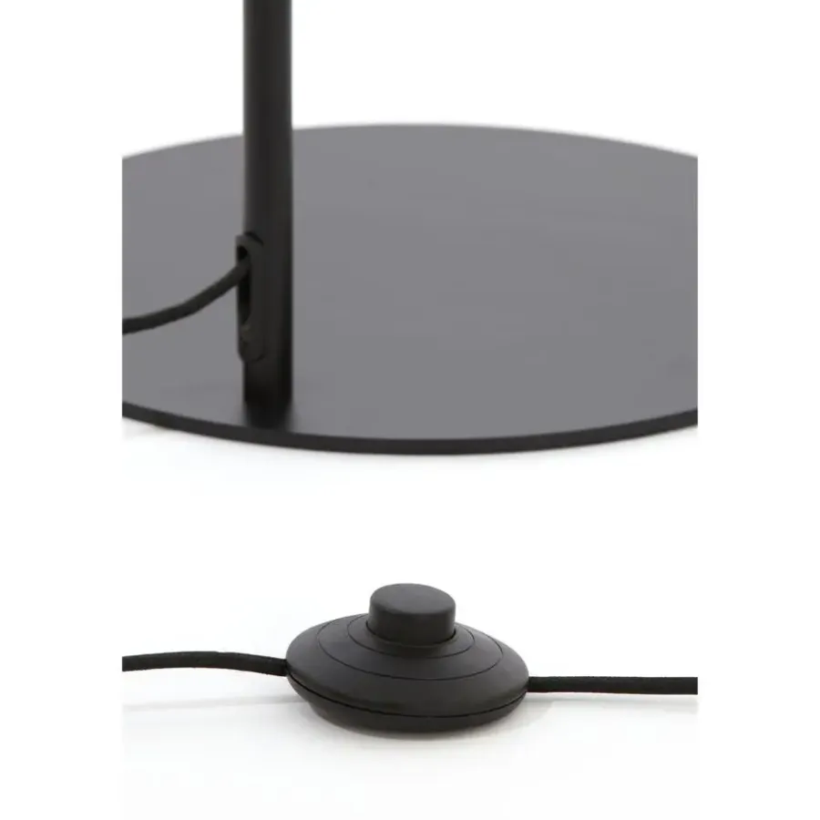 Light & Living Vloerlamp Solna - Zwart - 45x29.5x160cm