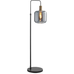 Leen Bakker Vloerlamp Toulouse - zwart - 108-150x35x28 cm