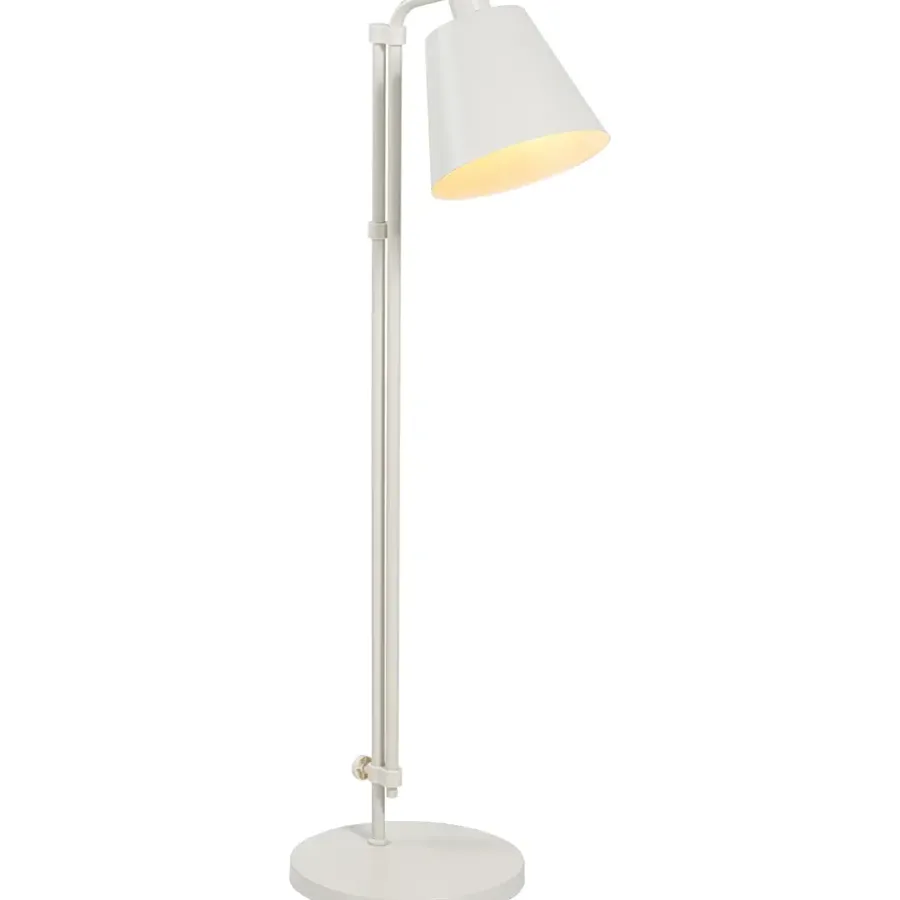 Leen Bakker Vloerlamp Xemm - beige metaal - E27 - 110x30xØ25 cm