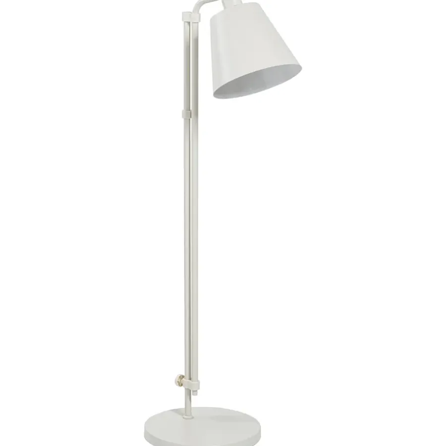 Leen Bakker Vloerlamp Xemm - beige metaal - E27 - 110x30xØ25 cm