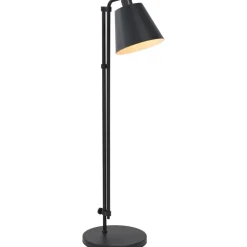 Staande Lampen-Leen Bakker Vloerlamp Xemm - zwart metaal - E27 - 110x30xØ25 cm